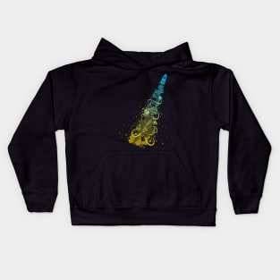 A trip into space Kids Hoodie